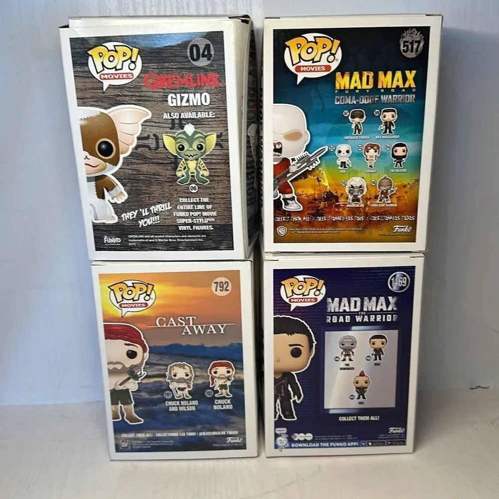 Gizmo Funko Pop Movies‎ Gremlins 04 Mad Max 517 Chuck Nolan’s 792 Max 1469
